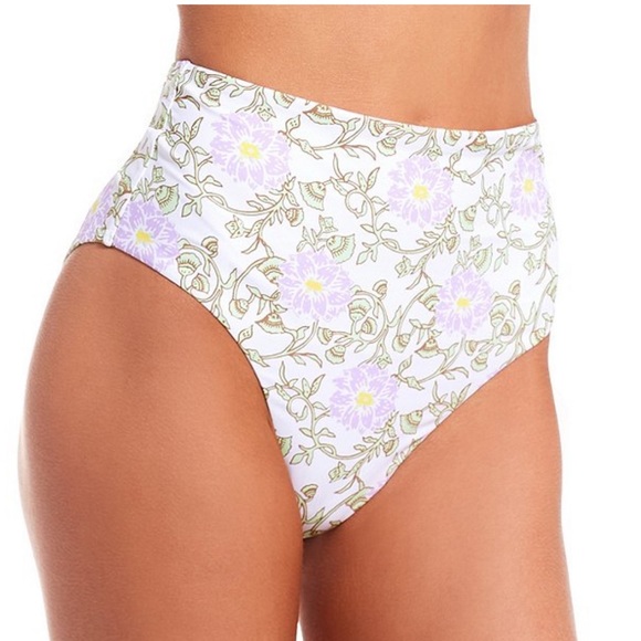 Roller Rabbit Other - NWT Roller Rabbit Daphne Floral Printed High Waisted Swim Bottom